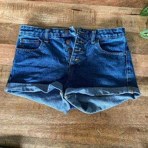 Denim shorts